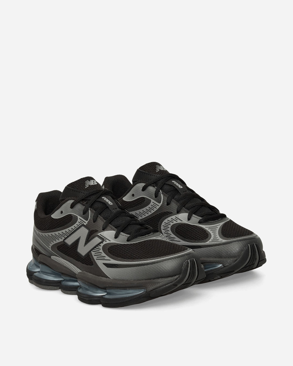 ABZORB 2000 Sneakers Black / Dark Silver Metallic / Light Chrome Blue