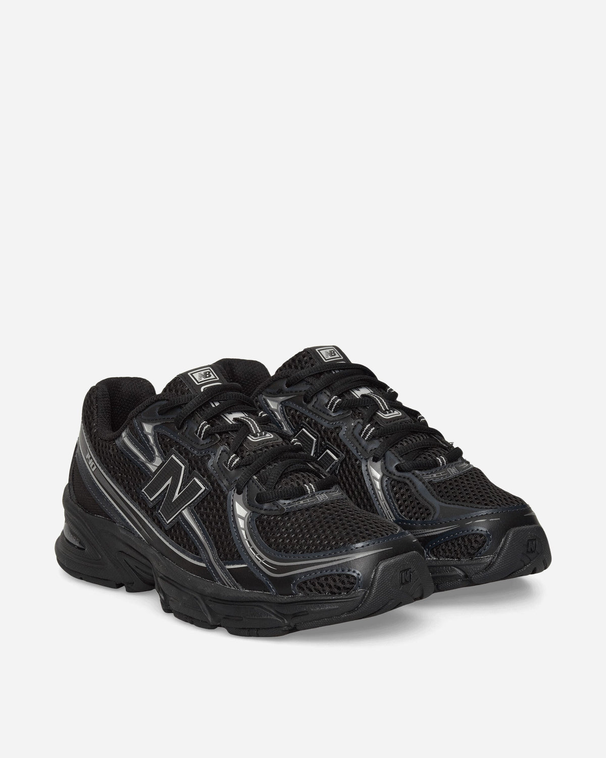 740 Sneakers Black / Silver Metallic