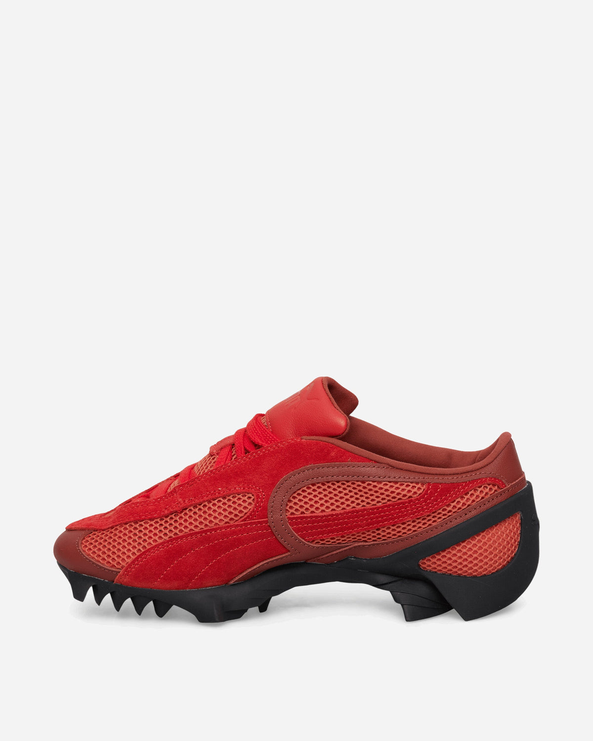 Beisser Waxed Sneakers Bordeaux Red / Candy Apple