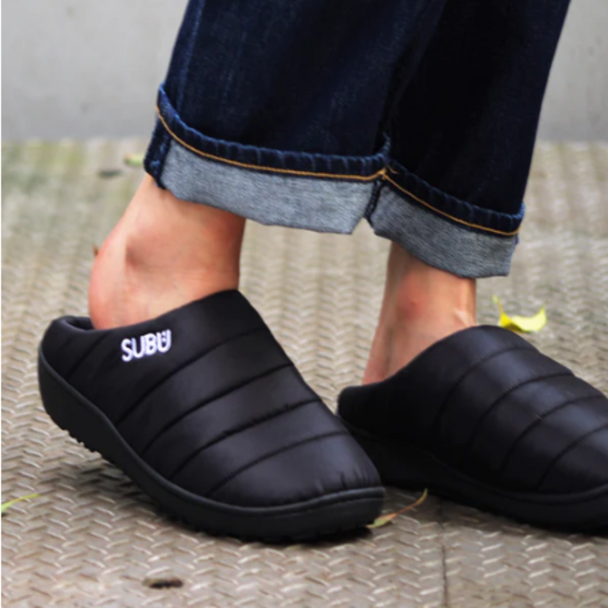 Men's SUBU Fall & Winter Slippers "Black"