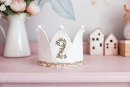 Alimrose 2nd Birthday Crown - Ivory