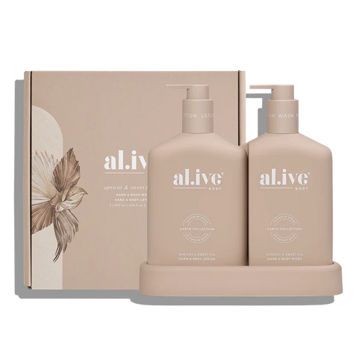 al.ive Body Apricot & Sweet Fig Wash & Lotion Duo