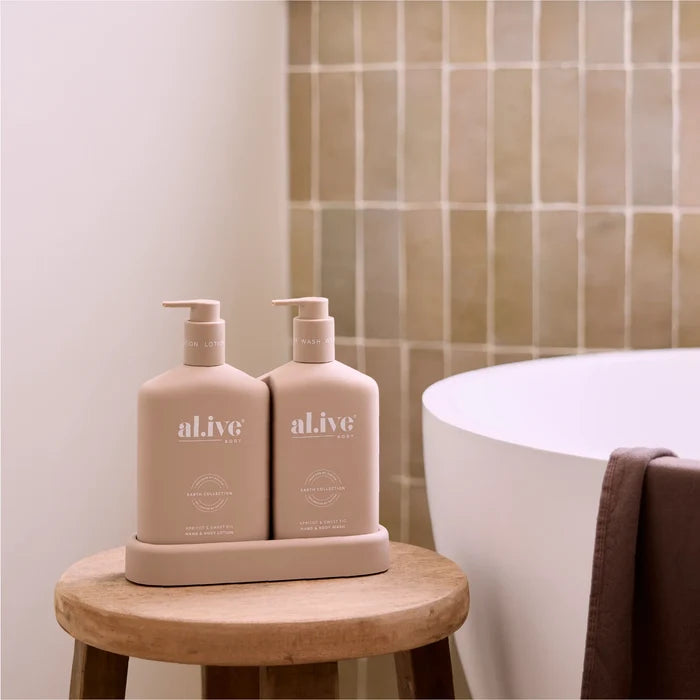 al.ive Body Apricot & Sweet Fig Wash & Lotion Duo