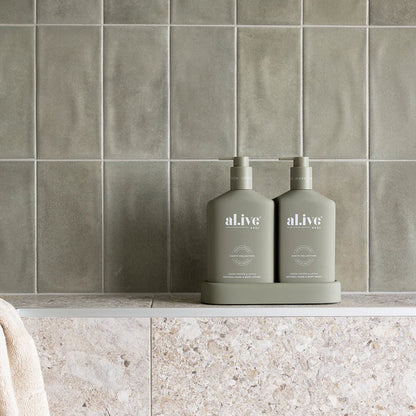 al.ive Body Green Pepper & Lotus Wash & Lotion Duo