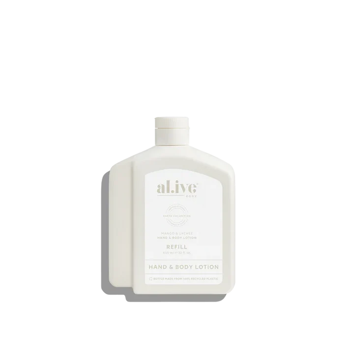 al.ive Hand & Body Lotion 650ml Refill - Mango & Lychee