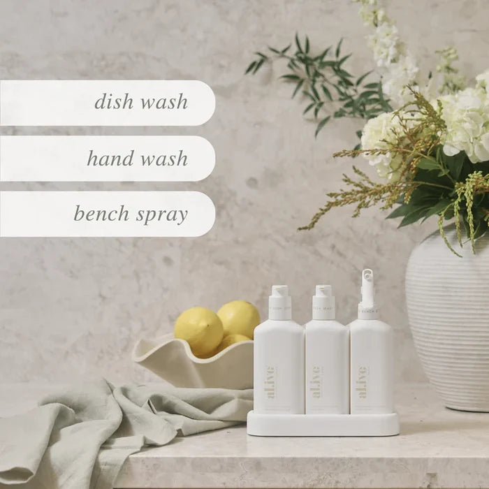 al.ive Kitchen Trio Set - Lemon Myrtle & Honeydew