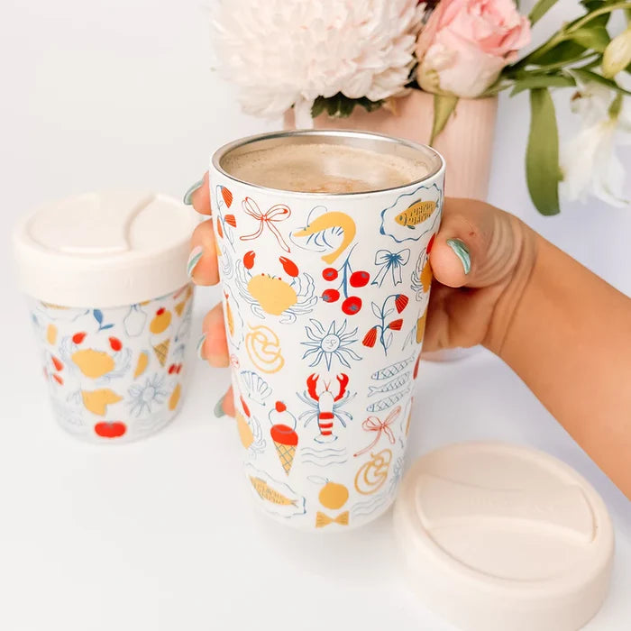Amalfi Stainless Steel Coffee Cup 350ml
