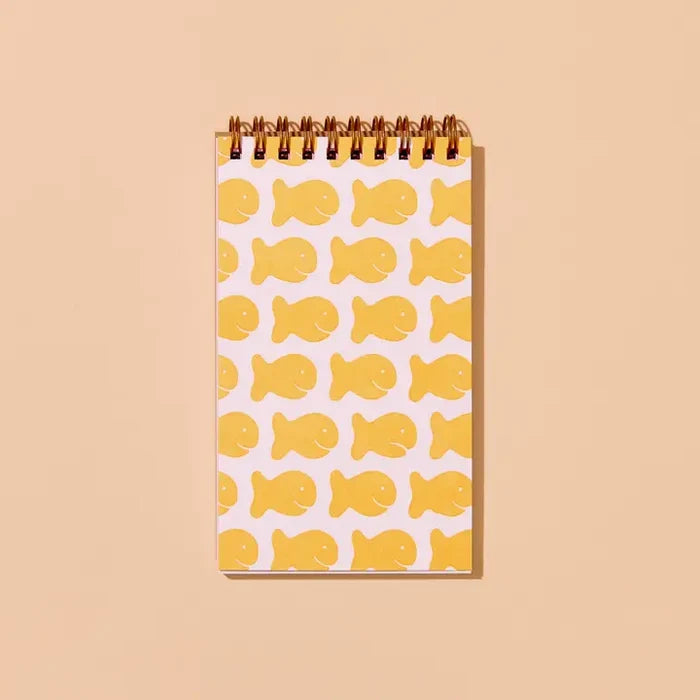 And Here We Are - Goldfish Small Spiral Notebook