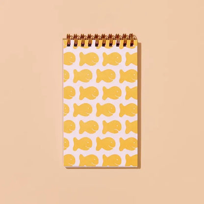 And Here We Are - Goldfish Small Spiral Notebook