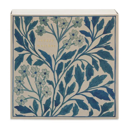 Archivist Gallery - Blue Floral Square Matchbox