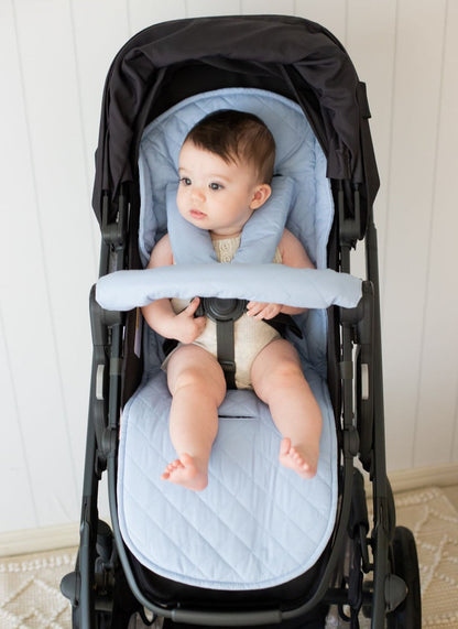 Bambella Designs Pram Bar Cover | Sky Blue