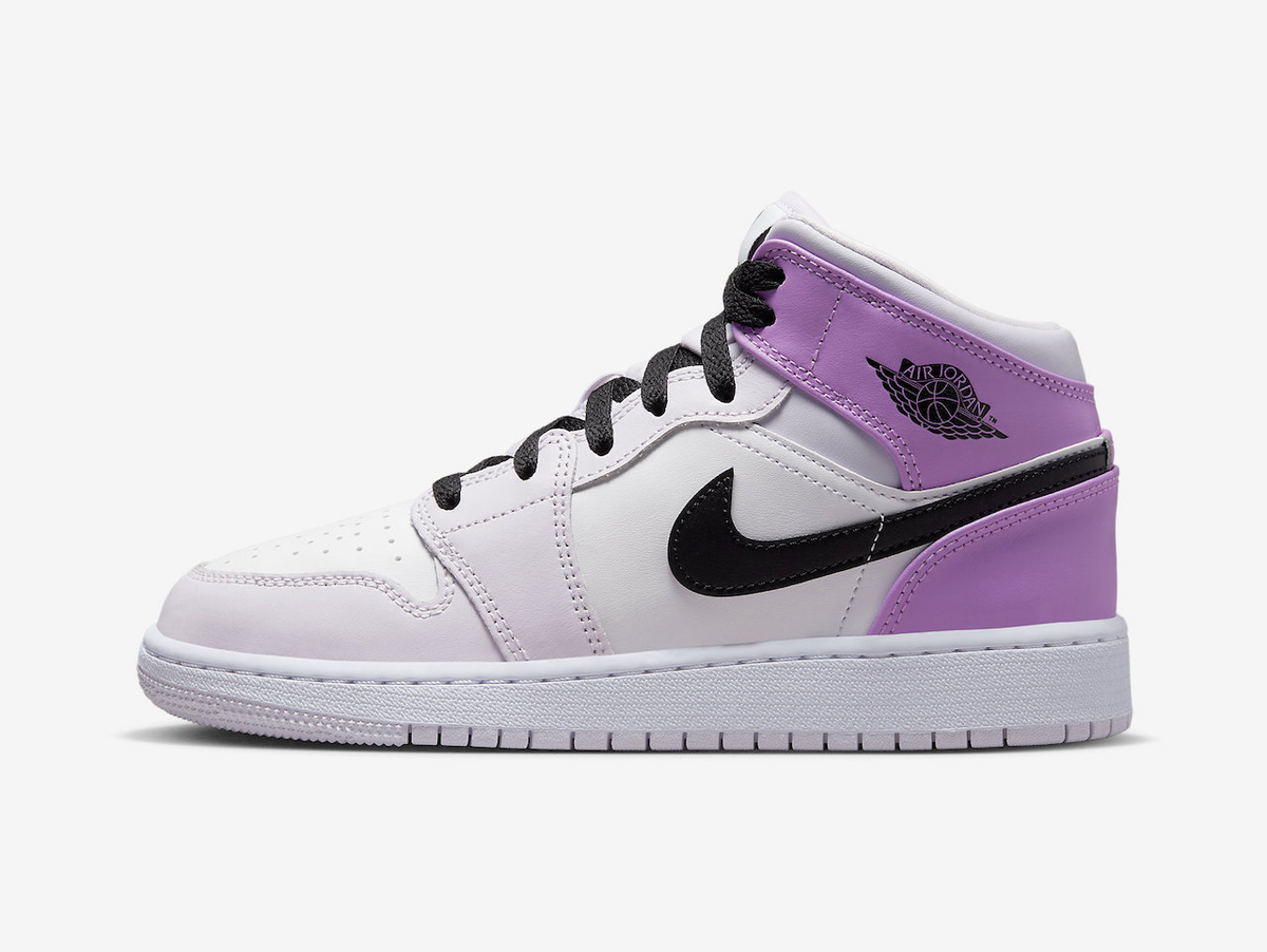 Air Jordan 1 Mid Barely Grape (GS)