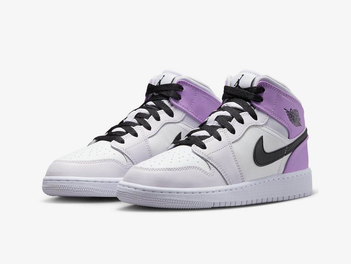 Air Jordan 1 Mid Barely Grape (GS)