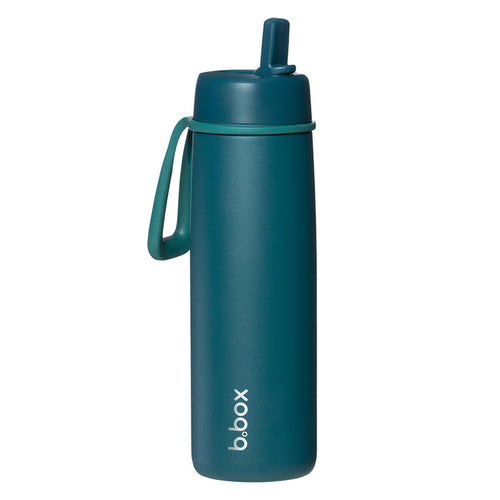 b.box Insulated Flip Top Drink Bottle 690ml - Sea Glass