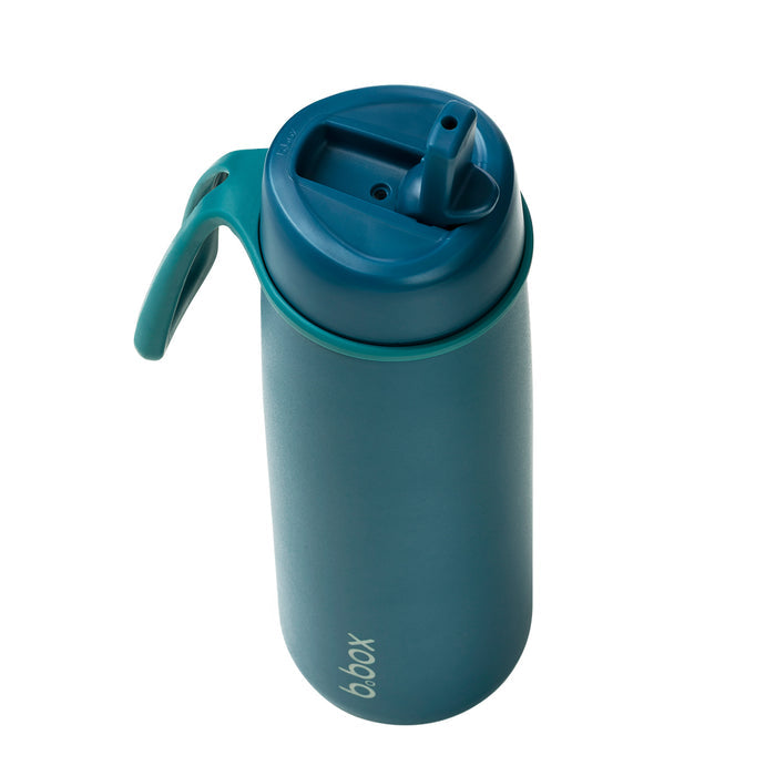 b.box Insulated Flip Top Drink Bottle 690ml - Sea Glass