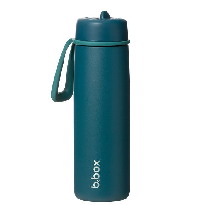 b.box Insulated Flip Top Drink Bottle 690ml - Sea Glass