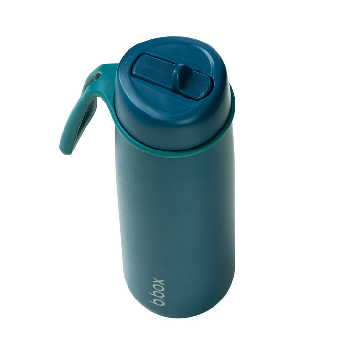 b.box Insulated Flip Top Drink Bottle 690ml - Sea Glass