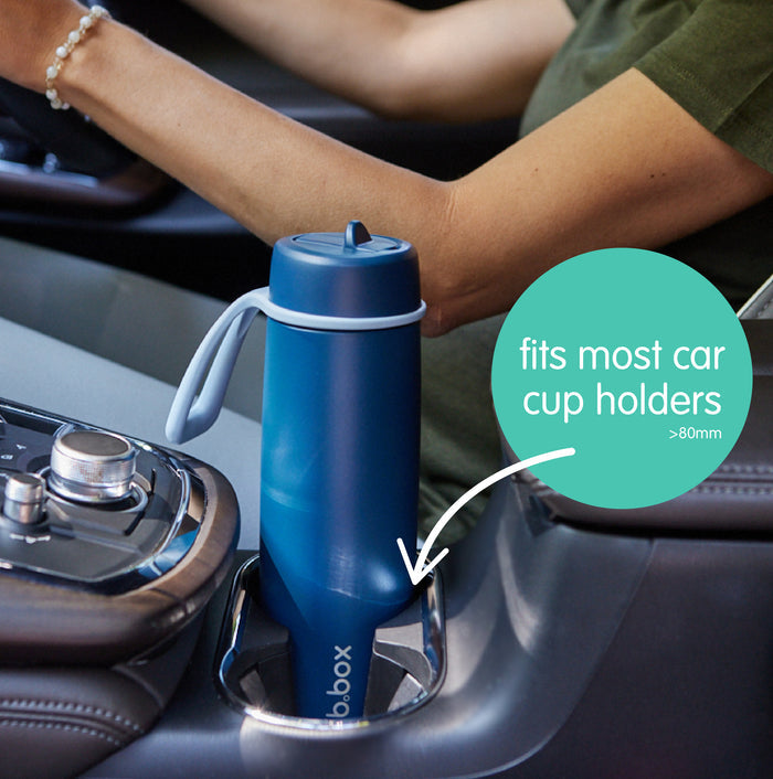 b.box Insulated Flip Top Drink Bottle 690ml - Sea Glass