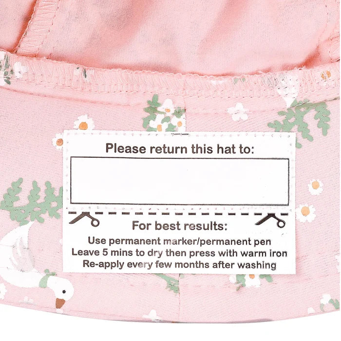 Bedhead Kids Ponytail Bucket Sun Hat - Pink Quackers