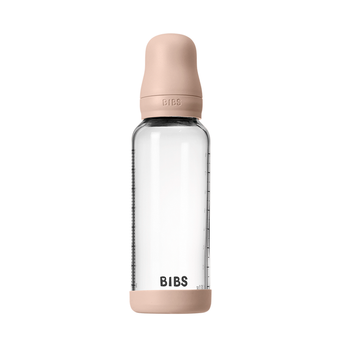 BIBS Baby Glass Bottle Complete Set 240ml | Blush