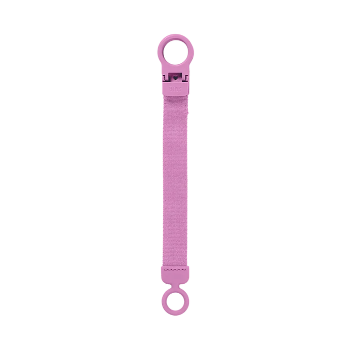BIBS Loop Pacifier Clip | Bubblegum