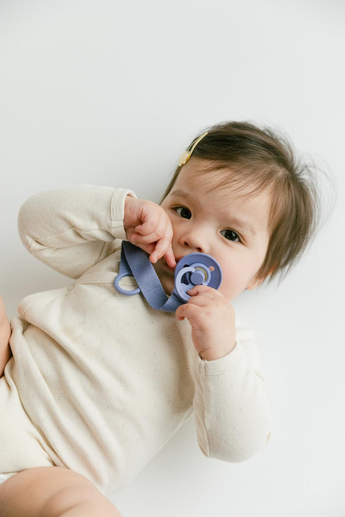 BIBS Loop Pacifier Clip | Petrol