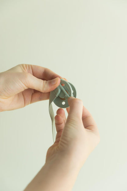 BIBS Loop Pacifier Clip | Petrol
