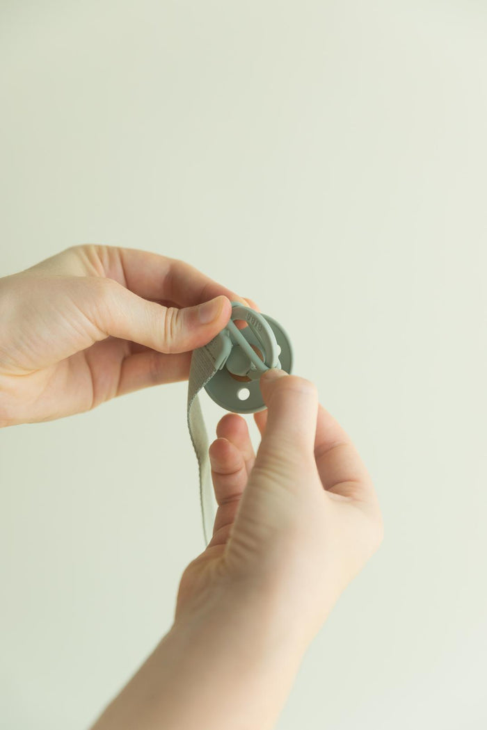 BIBS Loop Pacifier Clip | Pine