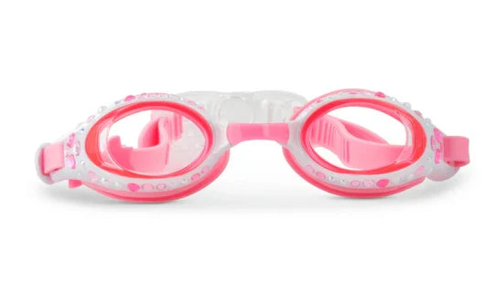 Bling2o Kids Swim Goggles | Pearl White Bow