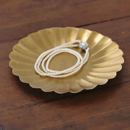 Brass Petal Plate-Medium