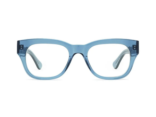 Caddis – Miklos Blue Light + Reading Glasses in Polished Pelagic