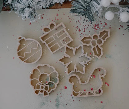 Christmas Holiday Playdough/Sensory Play Eco Cutter™ Set