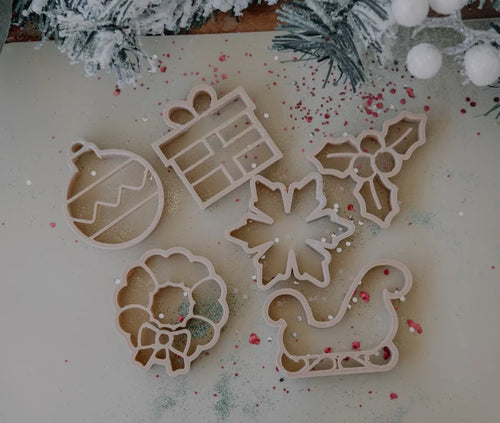 Christmas Holiday Playdough/Sensory Play Eco Cutter™ Set
