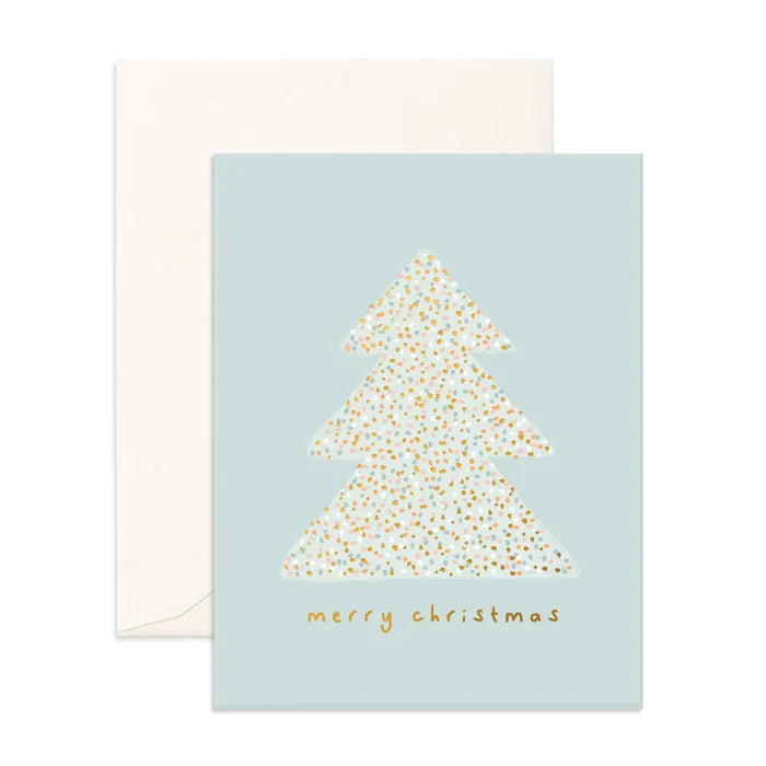 Christmas Tree Sparkle Greeting Card