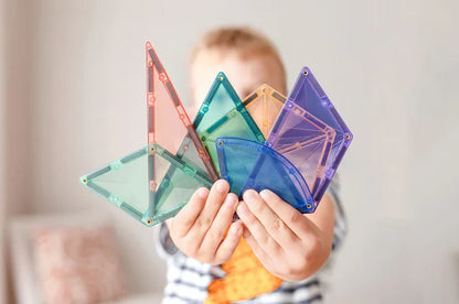 Connetix Magnetic Tiles Pastel Shape Expansion 48 Piece Pack