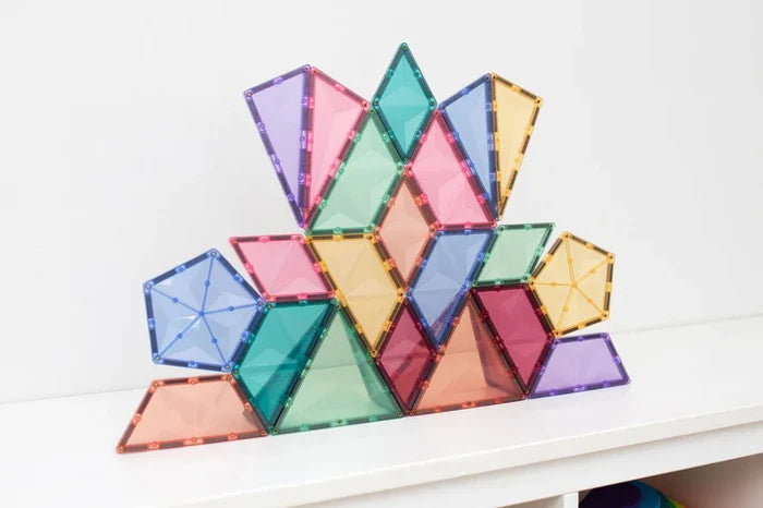 Connetix Magnetic Tiles Pastel Shape Expansion 48 Piece Pack