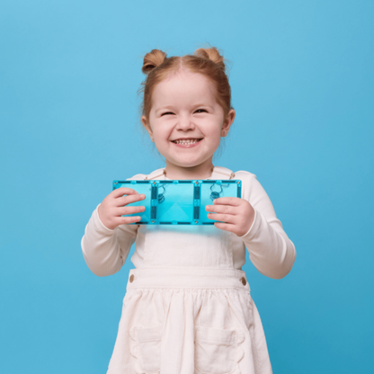 Connetix Magnetic Tiles Teal Charity 20 Piece Pack