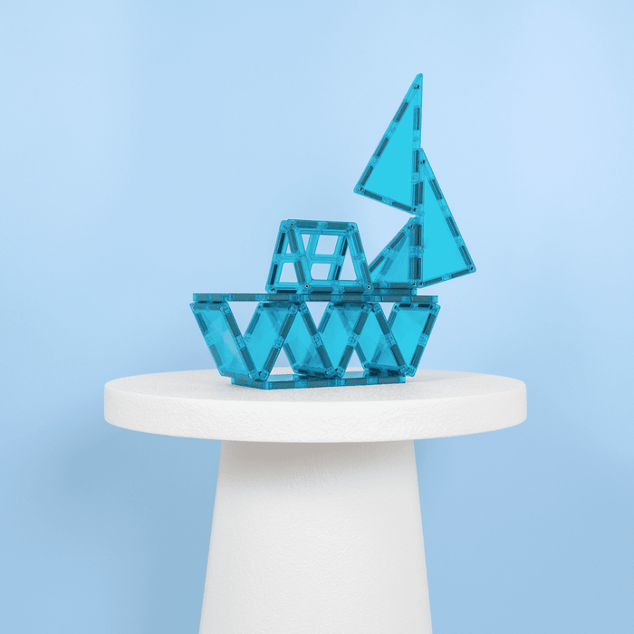 Connetix Magnetic Tiles Teal Charity 20 Piece Pack