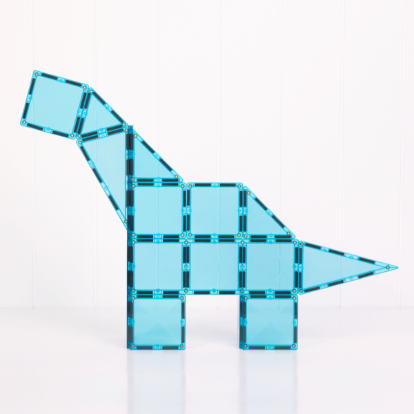 Connetix Magnetic Tiles Teal Charity 20 Piece Pack