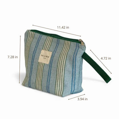 De La Mur Lines - Large Makeup Bag in Cata