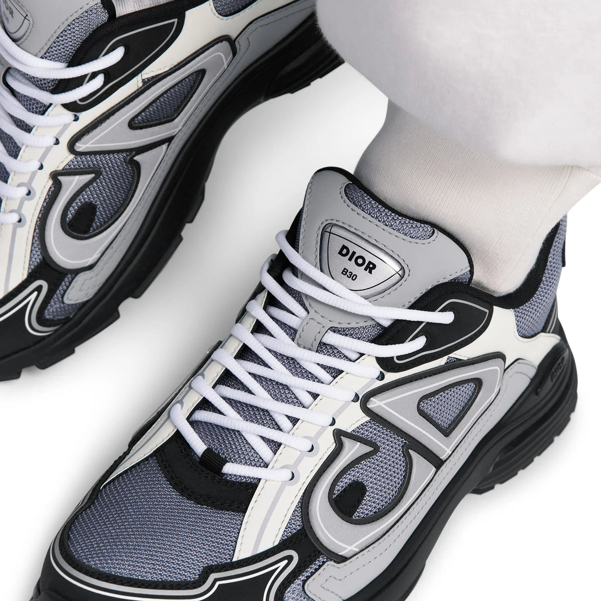 Dior B30 Countdown Mesh Blue White Black Grey Trainer