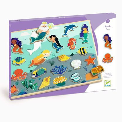 Djeco Jumbo Under Sea Wooden Puzzle
