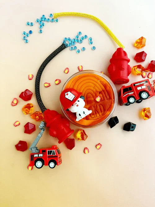 Earth Grown KidDoughs - Kid Dough Play Kit in Fire Station