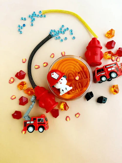 Earth Grown KidDoughs - Kid Dough Play Kit in Fire Station