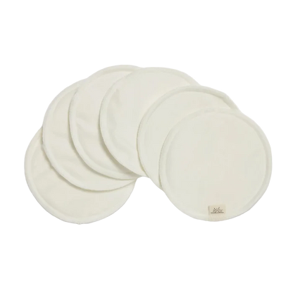 EcoNaps Snow White Bamboo Nursing Pads | 3 Sets