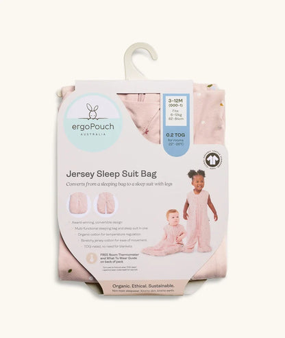 ergoPouch Sleep Suit Bag 0.2 TOG - Elephant Parade