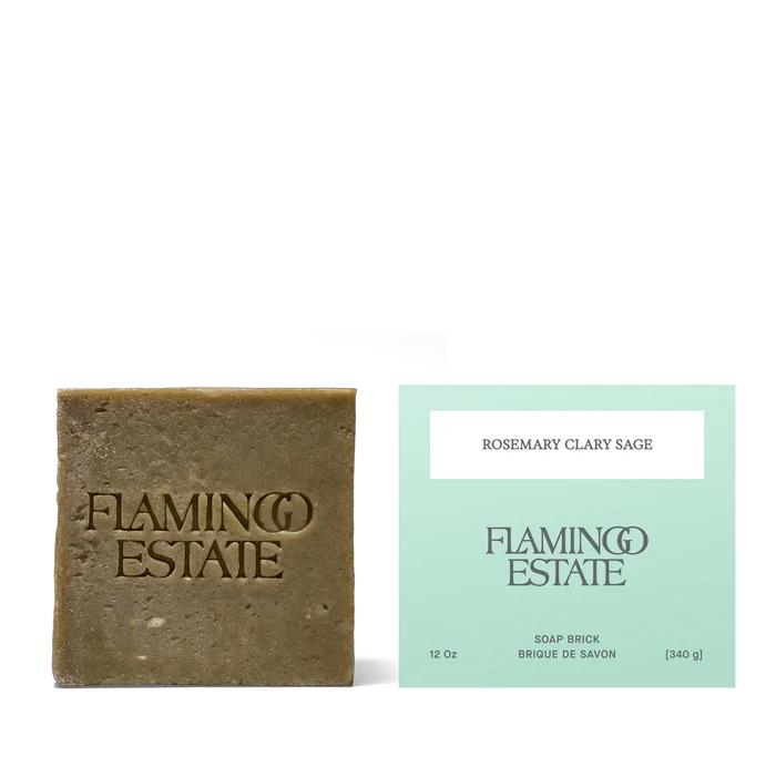 Flamingo Estate – Rosemary Green Leaf Parsley Soap Brick