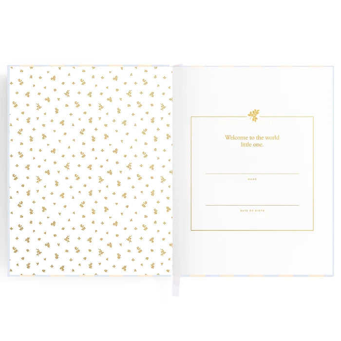 Fox & Fallow Baby Record Book - Cloud Stripe