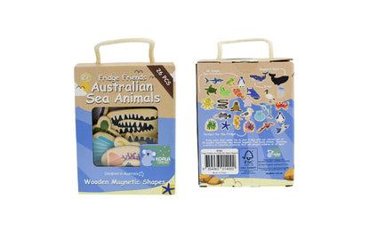 Fridge Friends 24 Piece Magnet Set -  Australian Sea Life