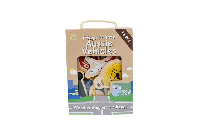 Fridge Friends 26 Piece Magnet Set -  Australian Vehicles